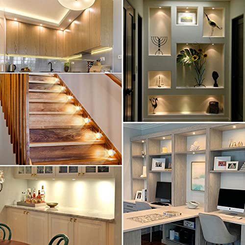 Under Cabinet Lights Wireless Rechargeable: LED Puck Lights with Remote and Manual Control Changeable 16 Colors USB Charging Battery Lights with Timing,Dimmable Under Counter Lights