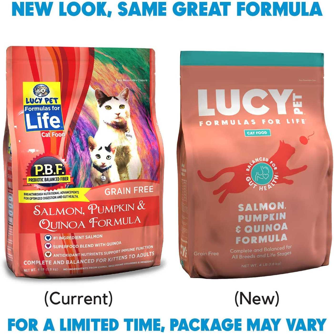 Lucy Pet Products Formulas for Life Dry Cat Food Salmon - Pet Supplies online store