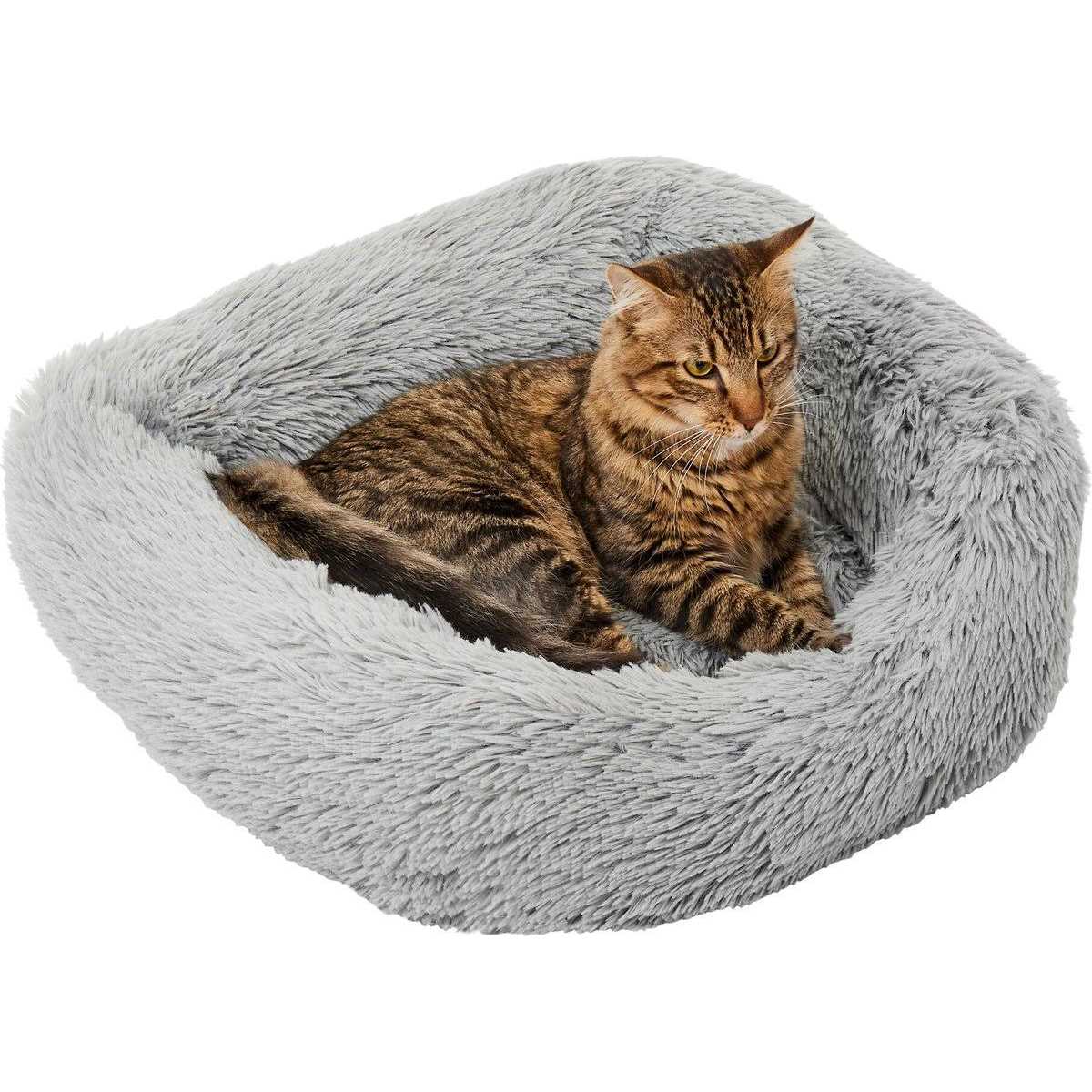 Frisco Orthopedic Rectangular Bolster Cat Dog Bed w/Removable COVER - Pet Supplies online store