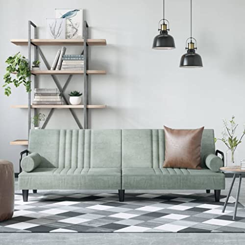 Sofa Bed with Armrests Light Gray Velvet,Maintain a Natural Flow and use Engaging Language to Connect with Potential Buyers Sofas & Couches for Living Room