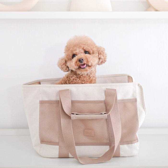 Small Dog Carrier for Pets up to 18lbs. Canvas Lightweight Water Resistant Pet Carrier. Perfect for Puppies or Kittens. Lambwolf Subway Carrier - Pet Supplies online store
