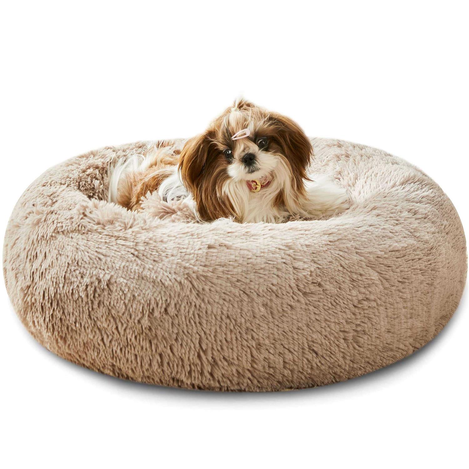 WESTERN HOME WH Western Home Faux Fur Dog Bed & Cat Bed Original Calming Dog Bed for Small Medium Large Pets - Pet Supplies online store