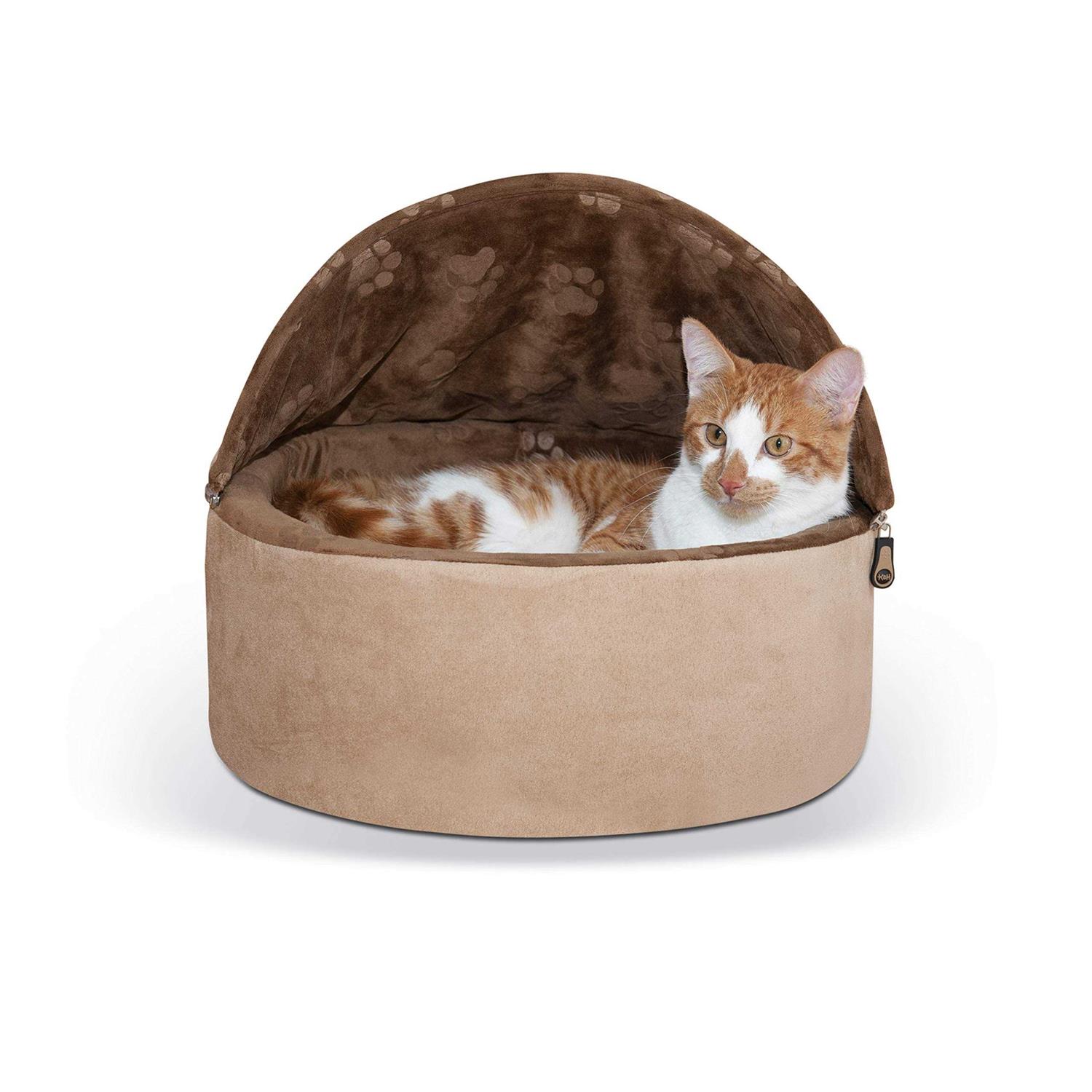 K&H Self-Warming Hooded Kitty Bed - Pet Supplies online store