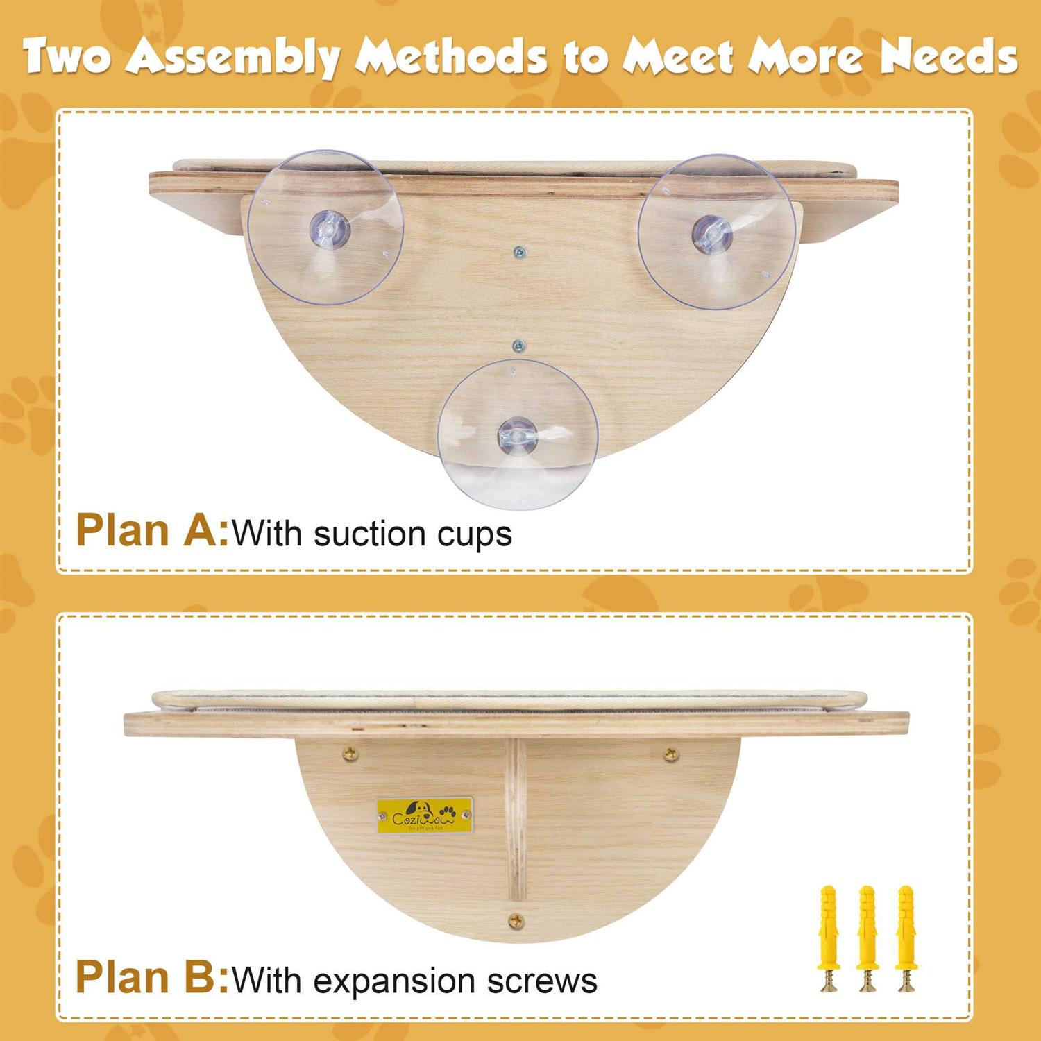 Coziwow Cat Window Perch with Suction Cups - Pet Supplies online store