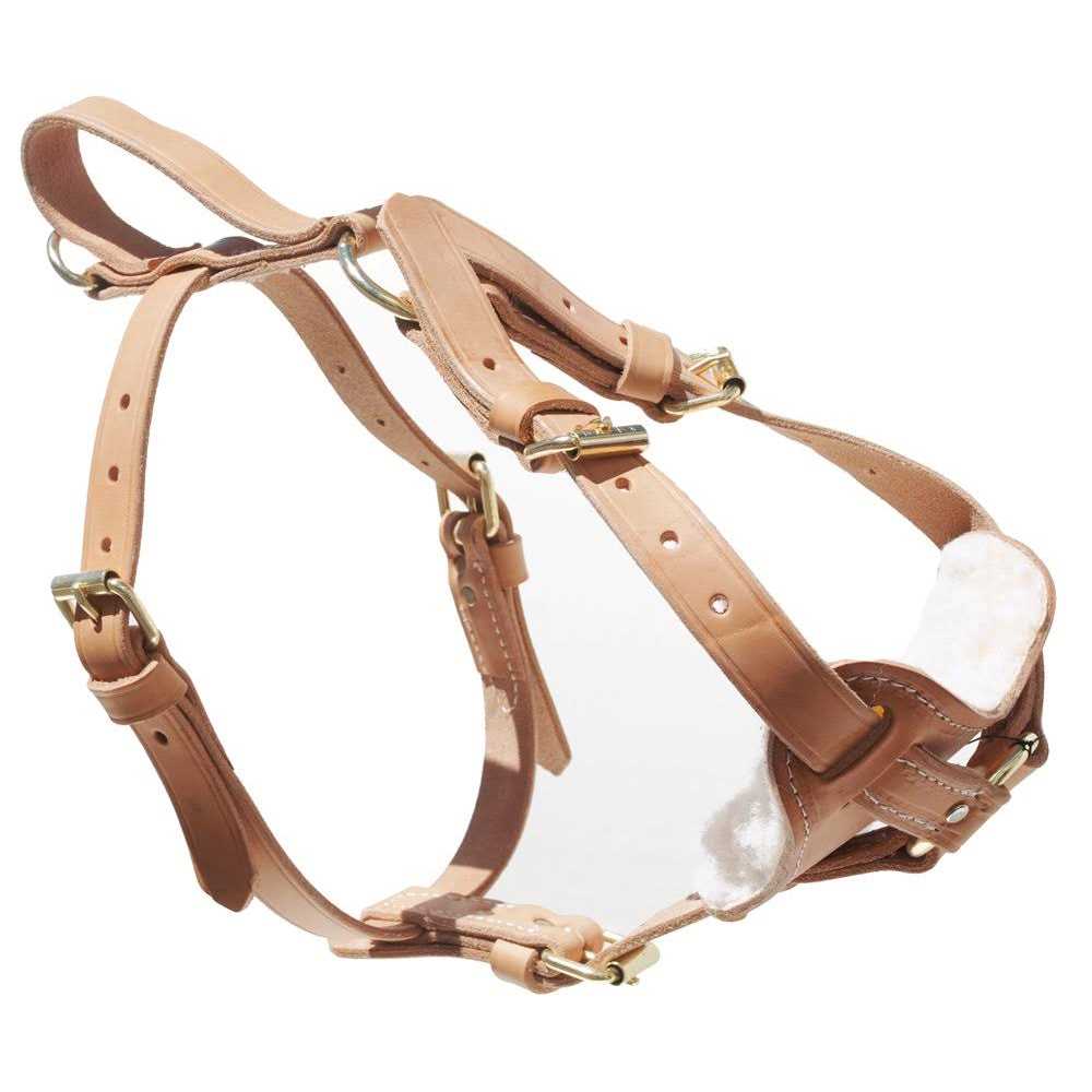 Signature k-9 Leather Tracking Harness - Pet Supplies online store