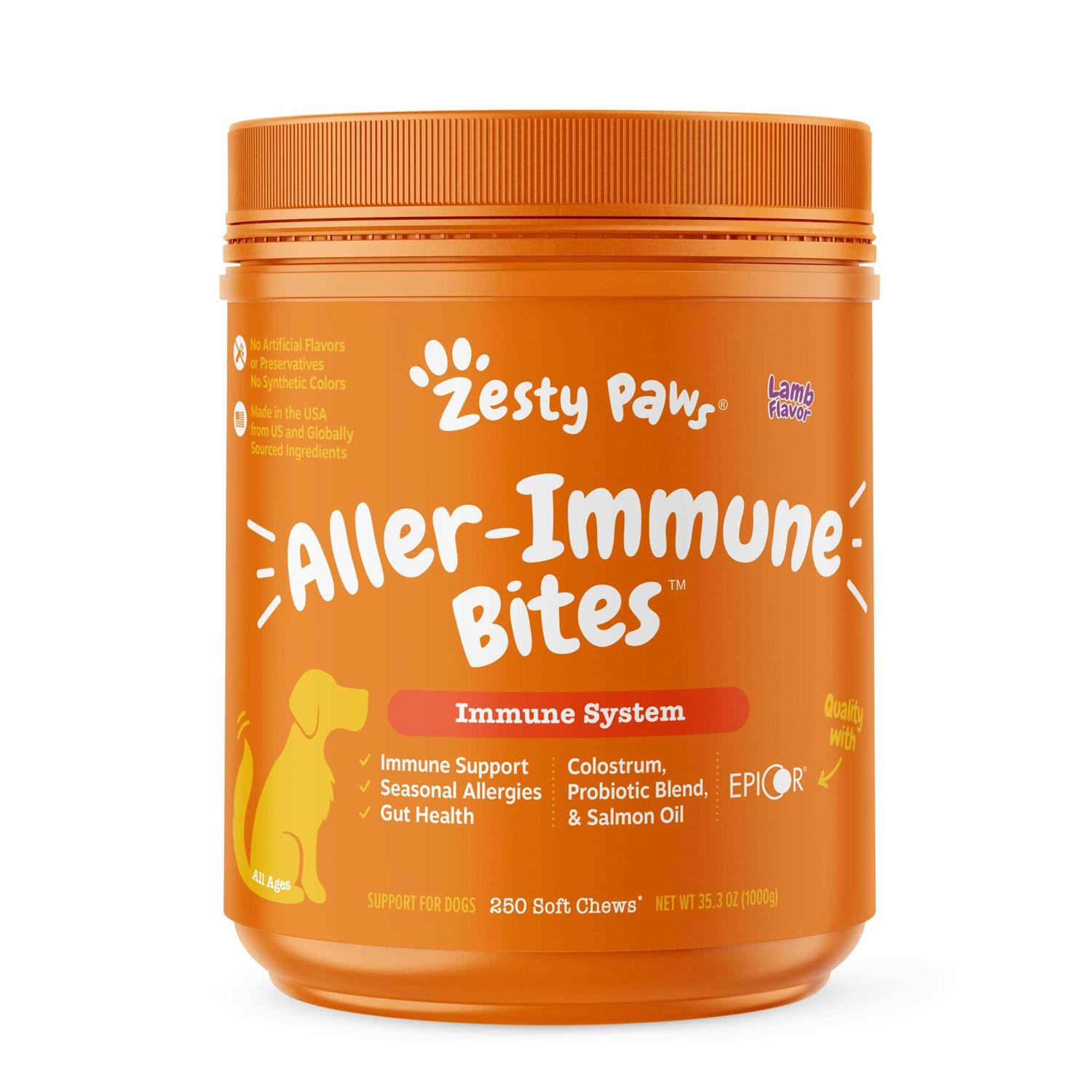 Zesty Paws Salmon Allergy & Immune Bites for Dogs - Pet Supplies online store