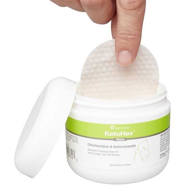 VetOne KetoHex Antiseptic Pet Wipes - Pet Supplies online store