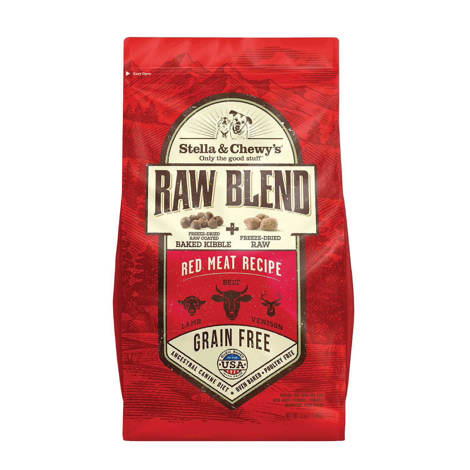 Stella & Chewy's Raw Blend Red Meat Recipe Dog Food - Pet Supplies online store
