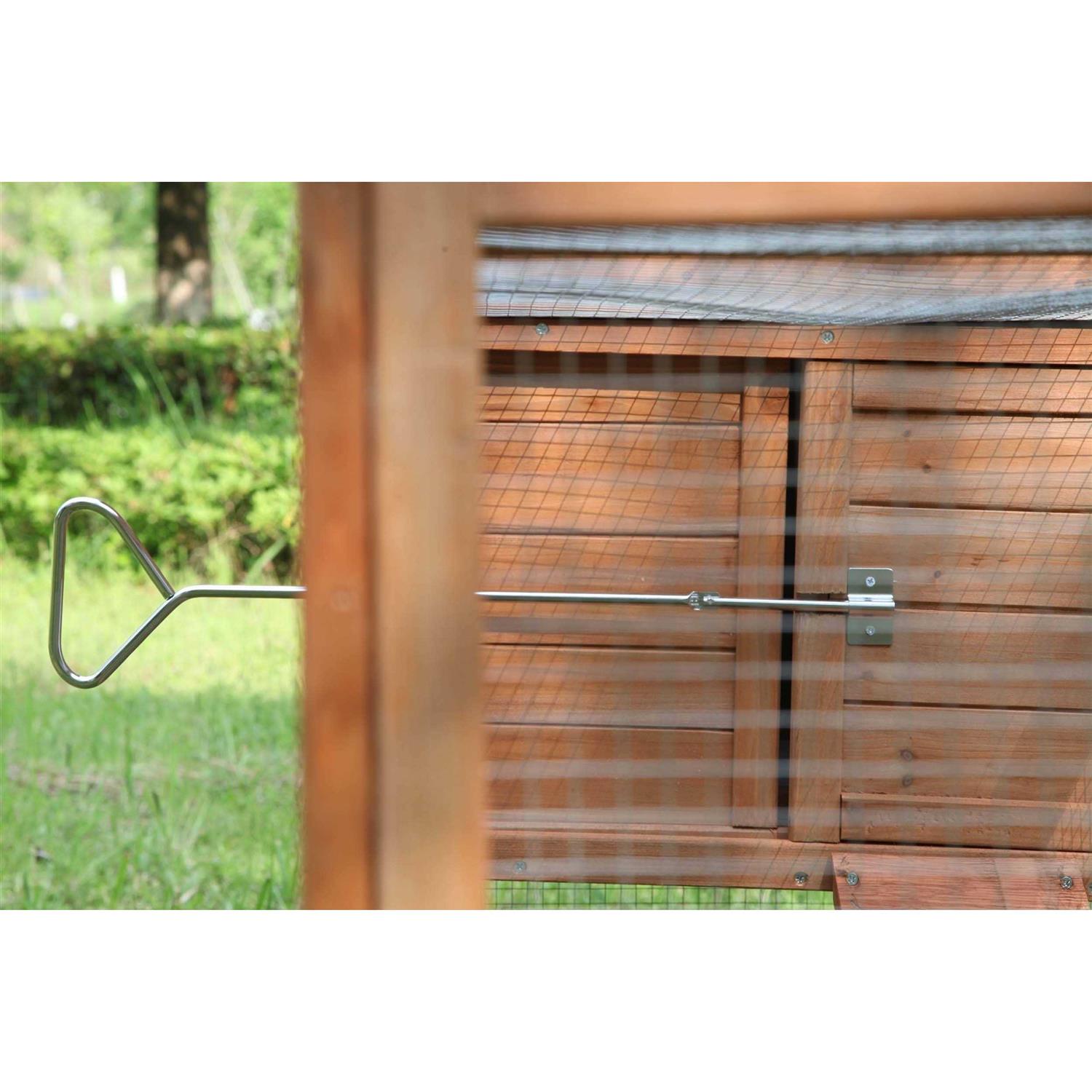 ECOLINEAR Outdoor 80'' Wooden Chicken Coop Nest Box Hen House Poultry Pet Hutch Garden Backyard Cage - Pet Supplies online store