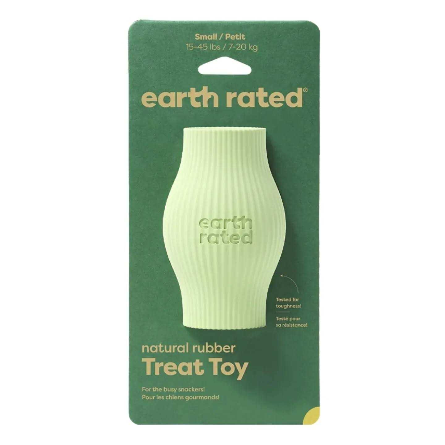 Earth Rated Dog Treat Toy Green Rubber - Pet Supplies online store