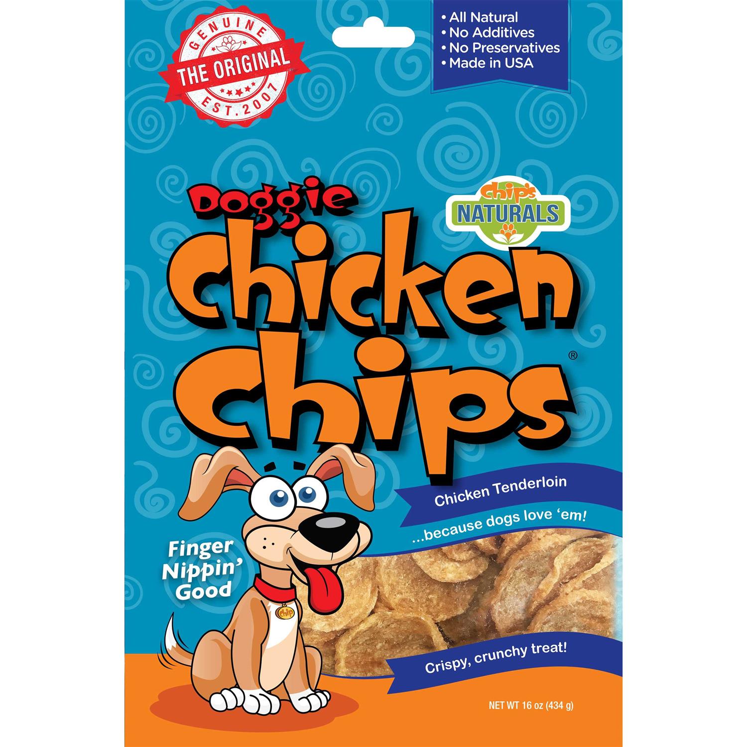 Doggie Chicken Chips Dog Treats - Pet Supplies online store