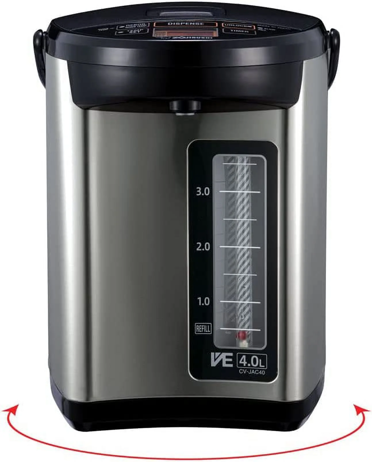Excellent Zojirushi CV-JAC50XB  VE Hybrid Water Boiler & Warmer  5.0 Liter  Stainless Black  Made in Japan