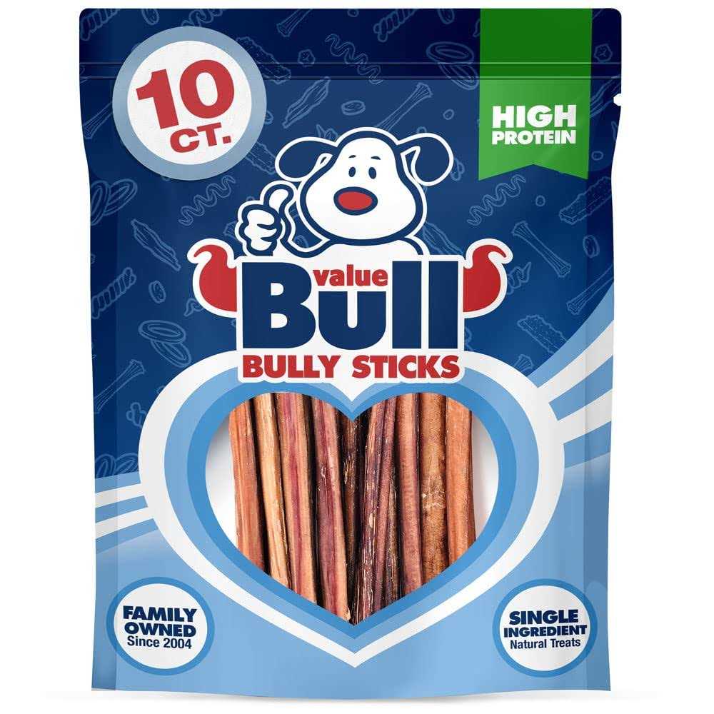 ValueBull Bully Sticks for Dogs 6 inch - Pet Supplies online store