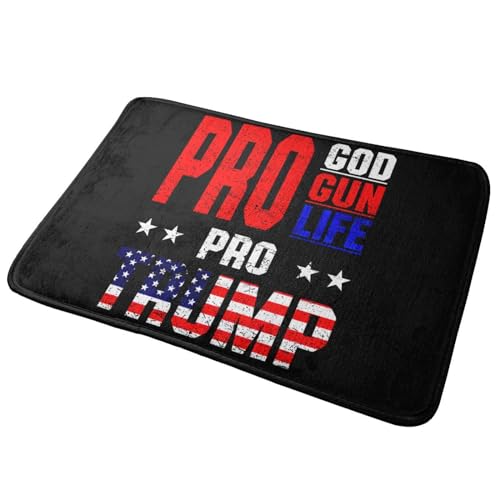 Pro-Life â€‹pro God Pro Gun Pro Trump Ultra Soft Area Rug for Living Room Indoor Decoration Non Slip Carpet Bedroom Mat Nursery Office Home Decor