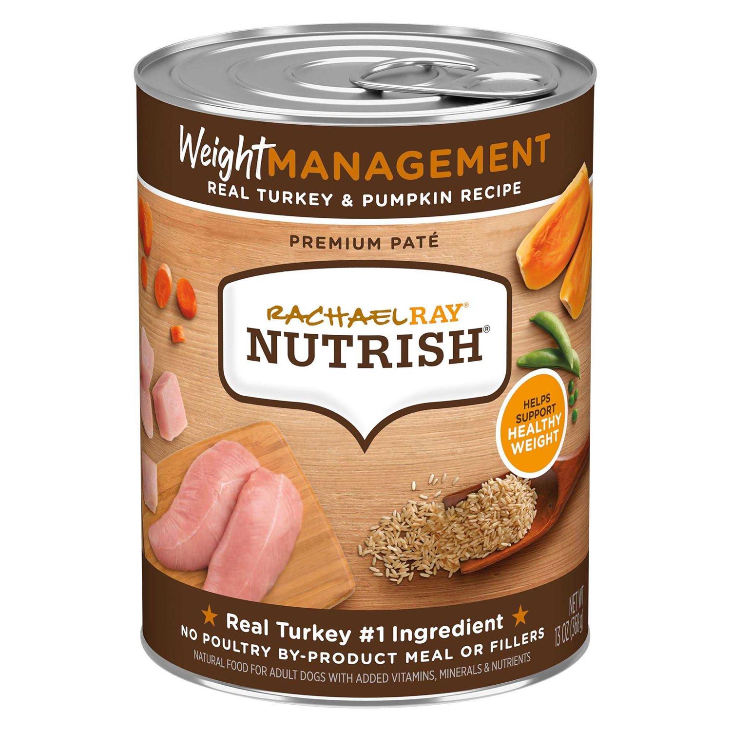 Rachael Ray Nutrish Weight Management Real Turkey & Pumpkin Recipe Wet Dog Food - Pet Supplies online store