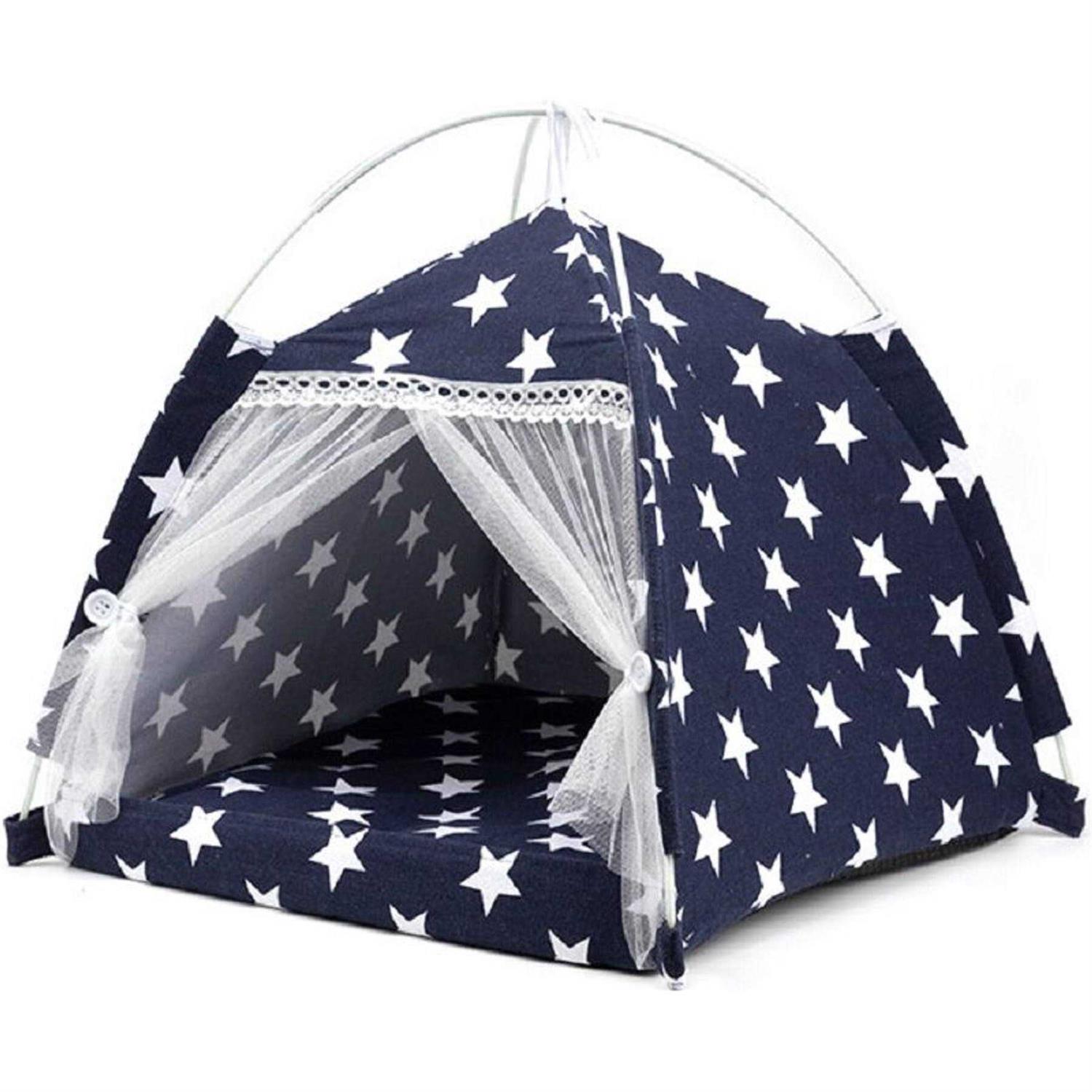 Lovely Caves Stars Dog & Cat Tent - Pet Supplies online store