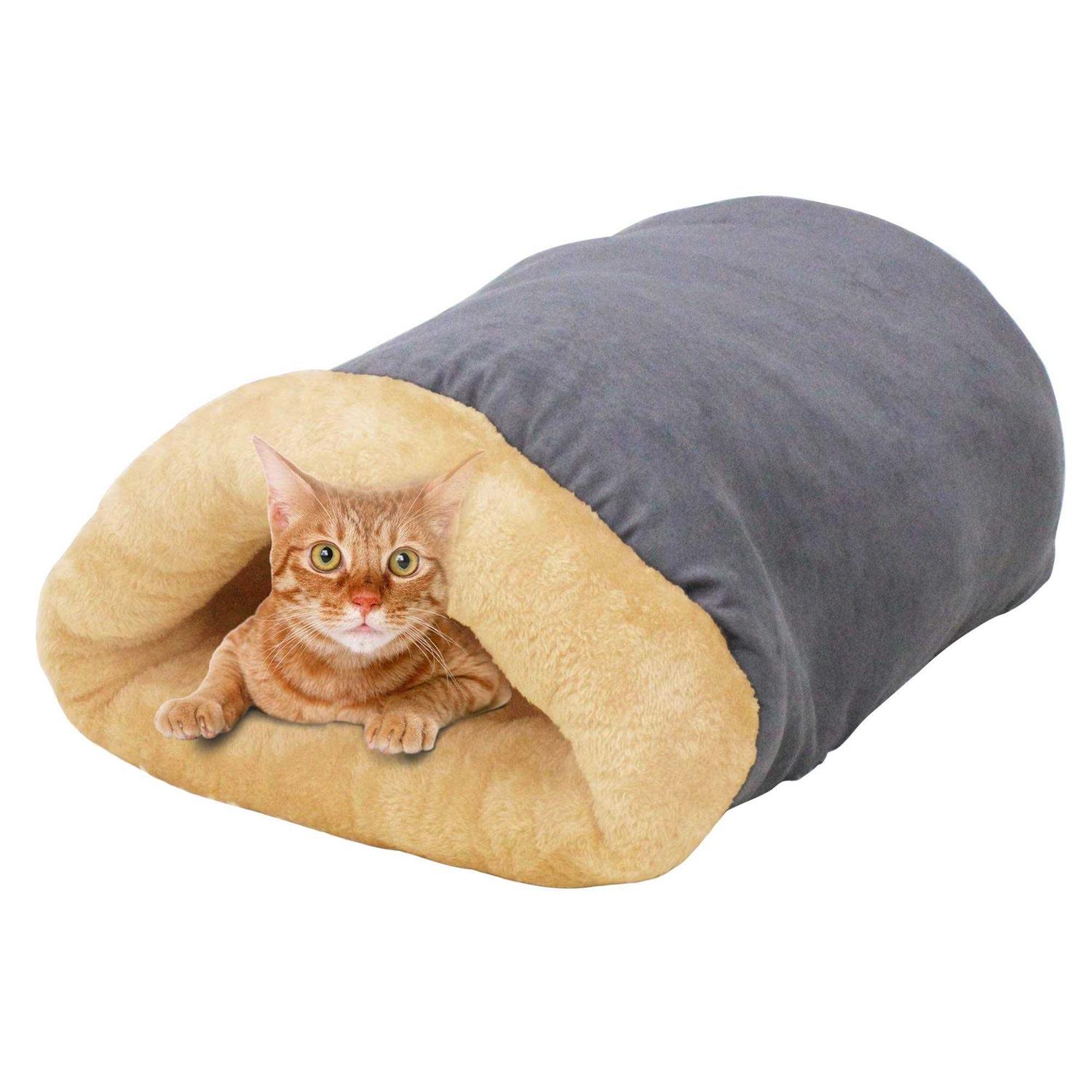 Goopaws 4 in 1 Self Warming Burrow Cat Bed - Pet Supplies online store
