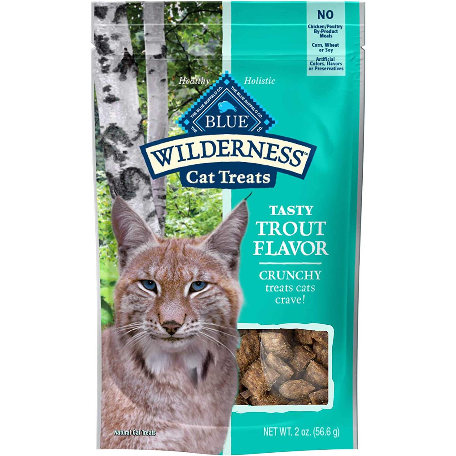Blue Buffalo Wilderness Crunchy Cat Treats - Pet Supplies online store