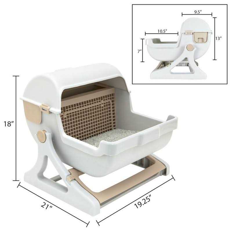 Le you pet semi-automatic quick cleaning cat litter box - Pet Supplies online store
