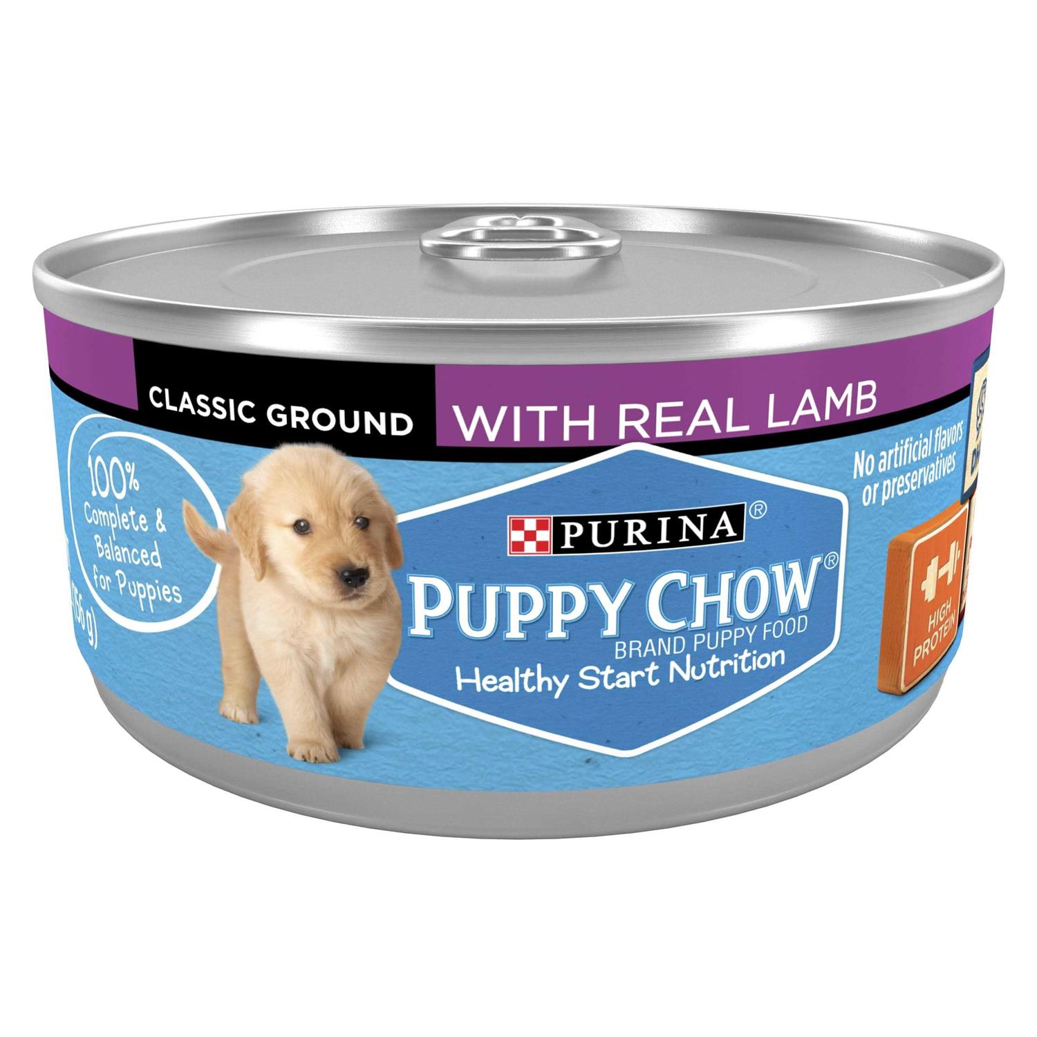 Puppy Chow Classic Ground Pate Wet Puppy Food - Pet Supplies online store