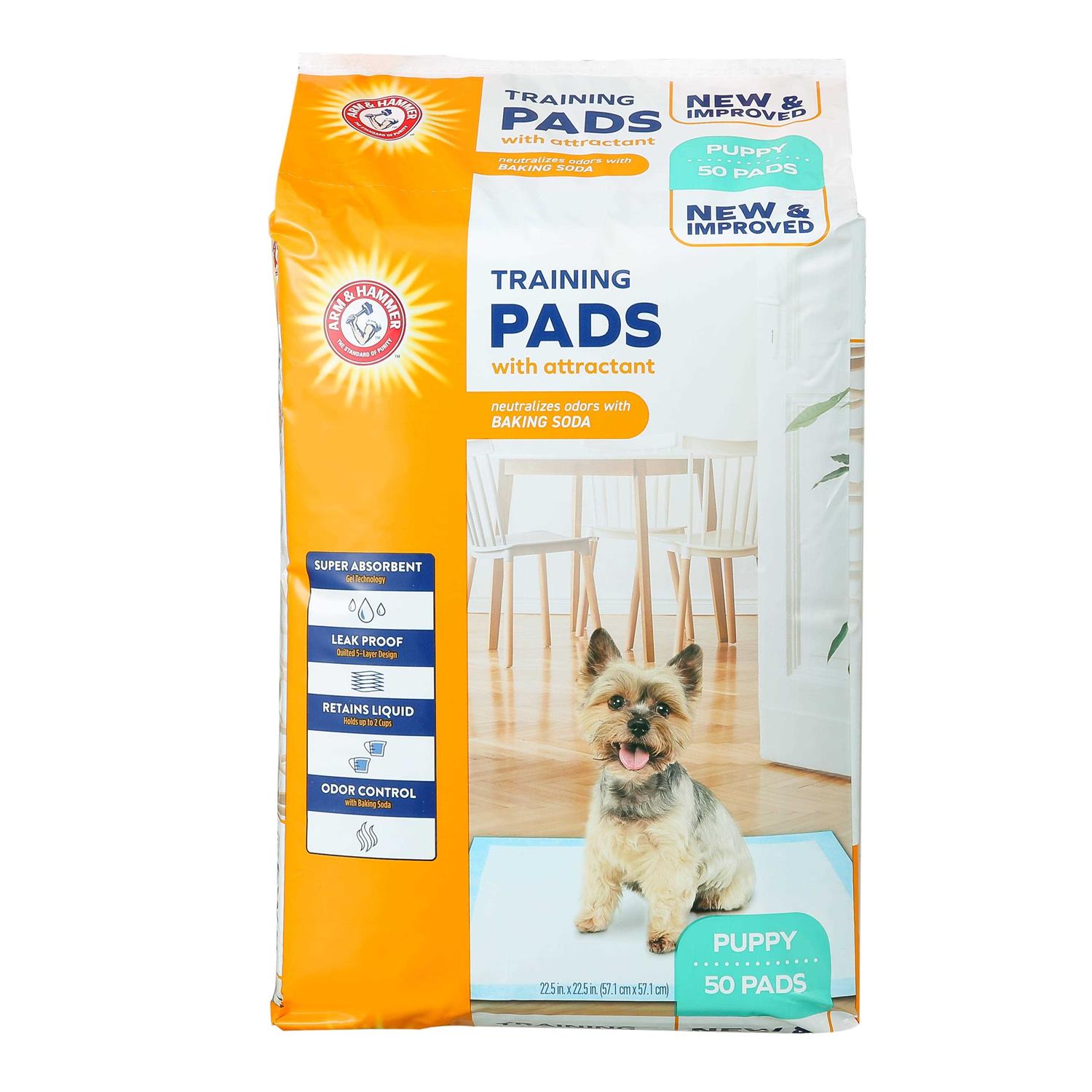 Arm & Hammer Dogs Puppy Training Pads with Attractant - Pet Supplies online store