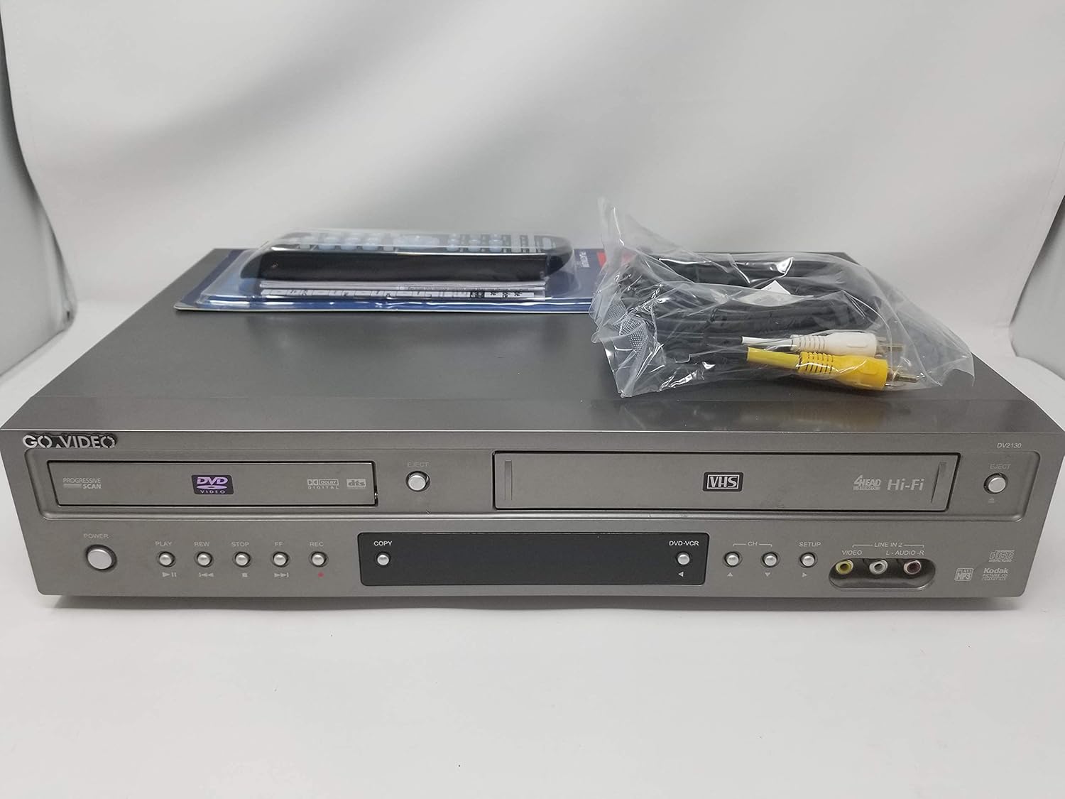 Go Video DV2130 DVD/VCR Combination (Renewed)
