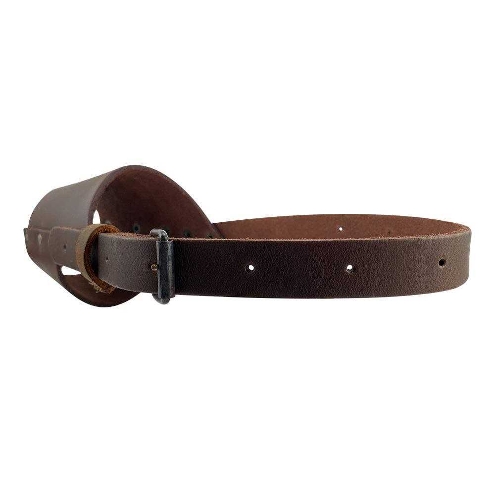 Taco Dog Leather Dog Muzzle Guard Handmade from Full Grain Leather - Pet Supplies online store
