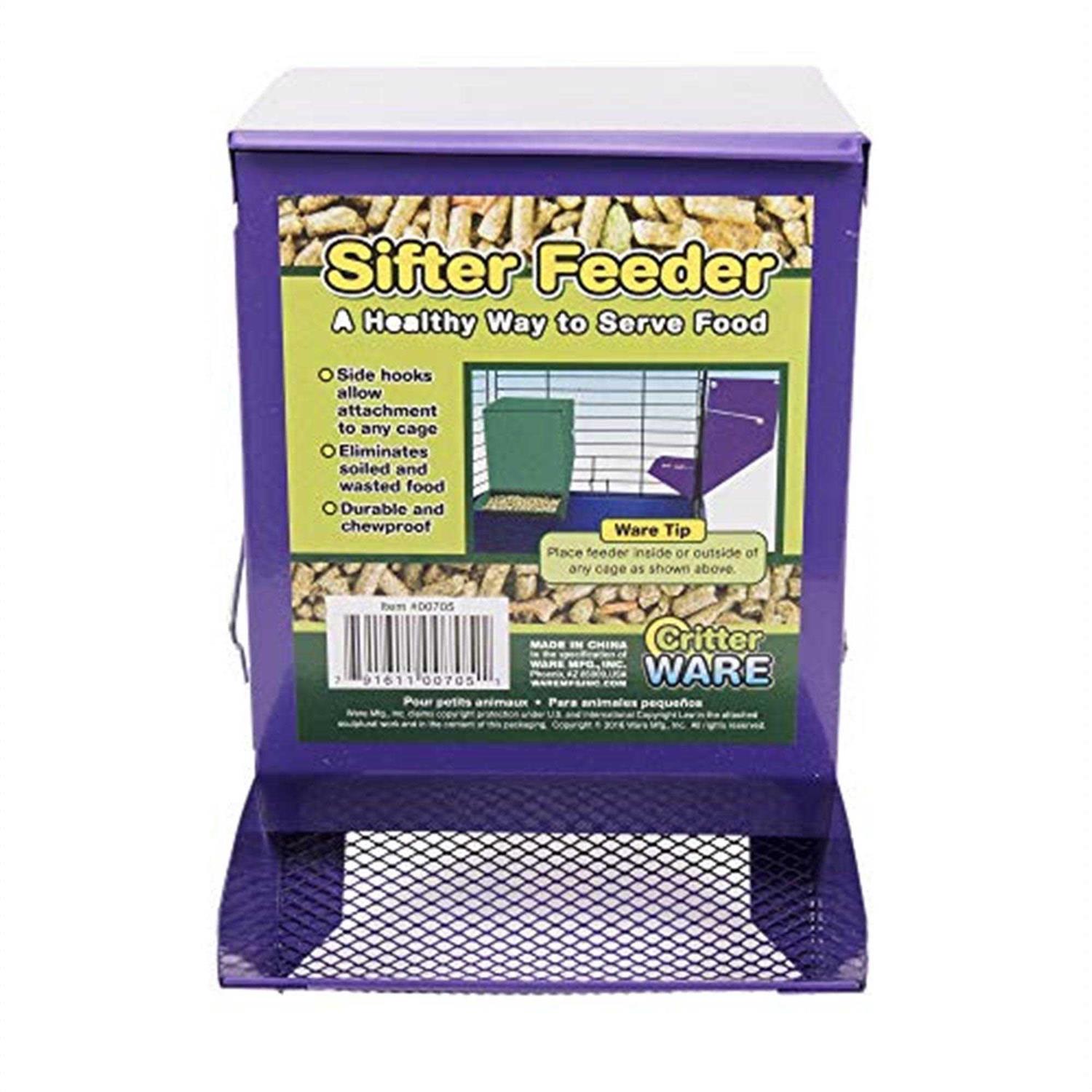 Ware Sifter Feeder with Lid - Pet Supplies online store