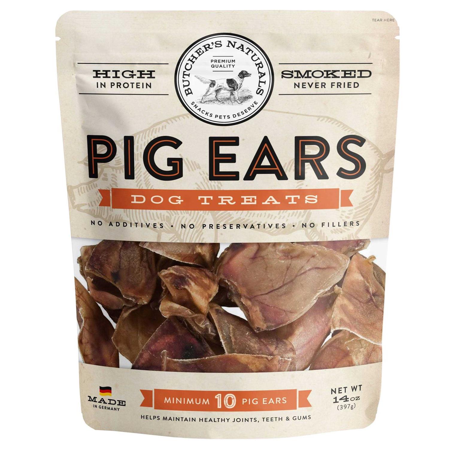 Butcher's Naturals Pig Ears Dog Treats - Pet Supplies online store