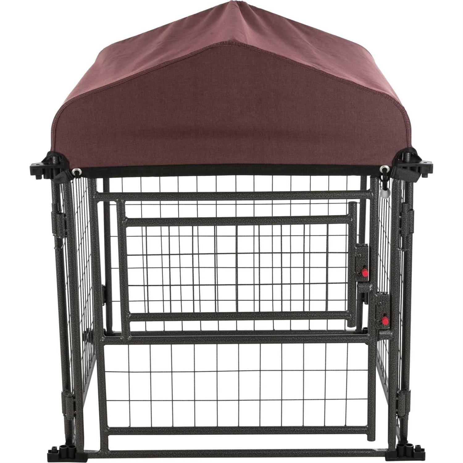 TRIXIE Deluxe Outdoor Dog Kennel with Cover - Pet Supplies online store