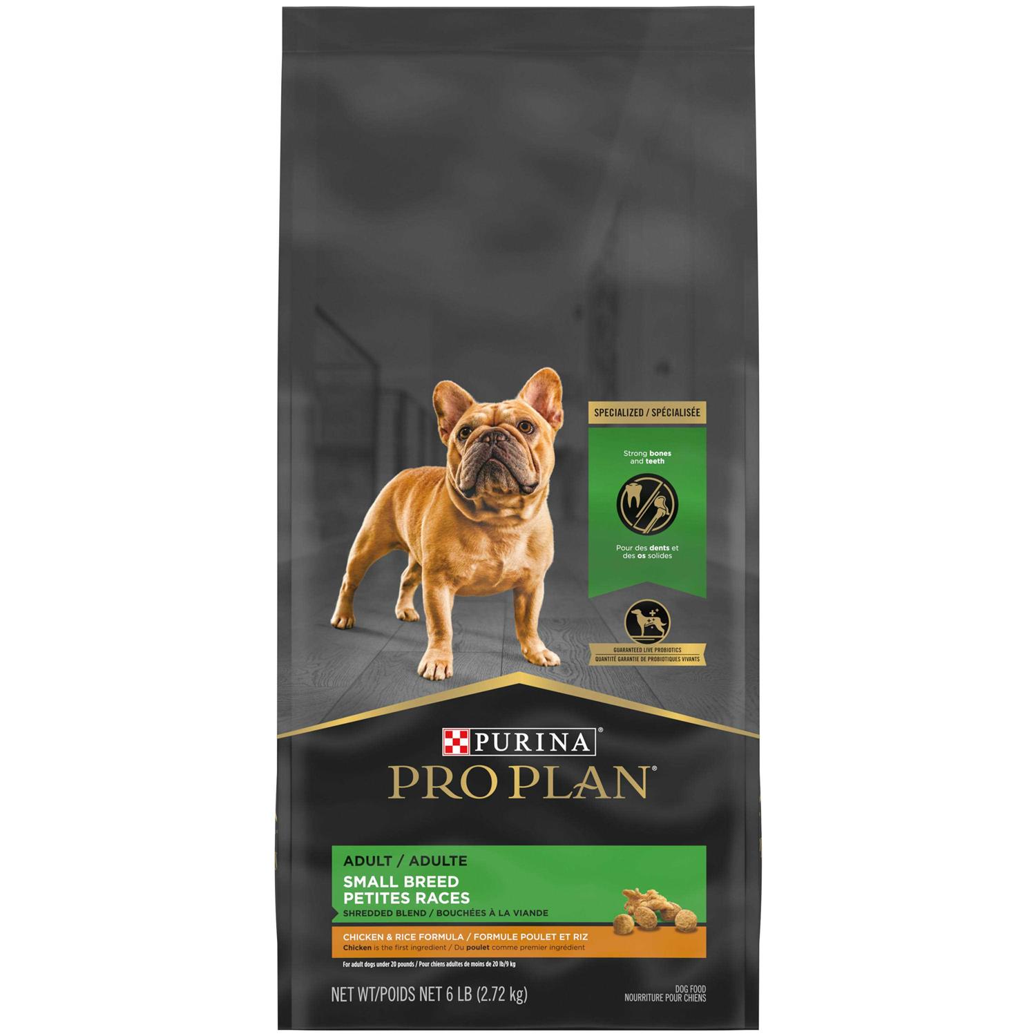 Purina Pro Plan Shredded Blend Small Breed Chicken & Rice Formula Dry Dog Food - Pet Supplies online store