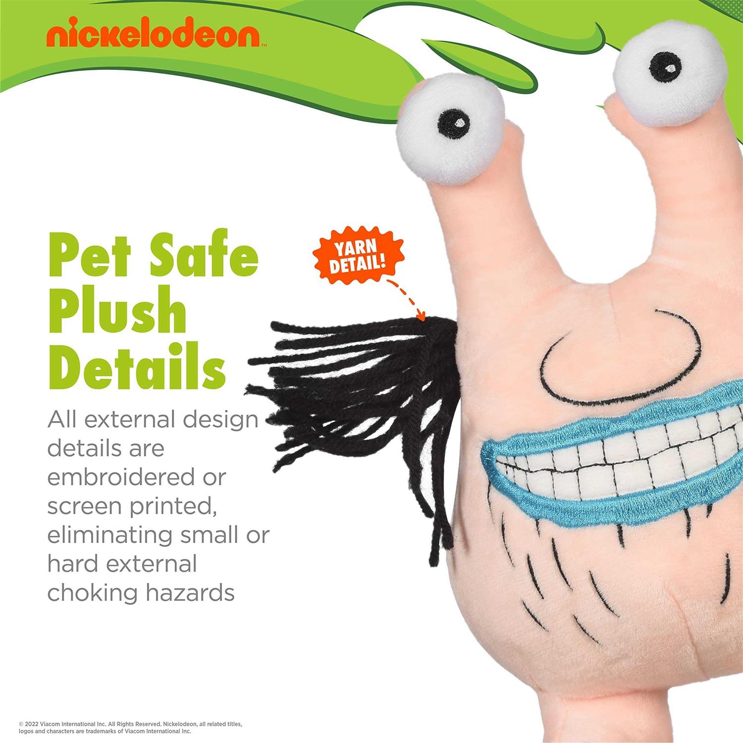 Nickelodeon for Pets Aaahh!!! Real Monsters Krumm 6 Plush Toy for Dogs - Pet Supplies online store