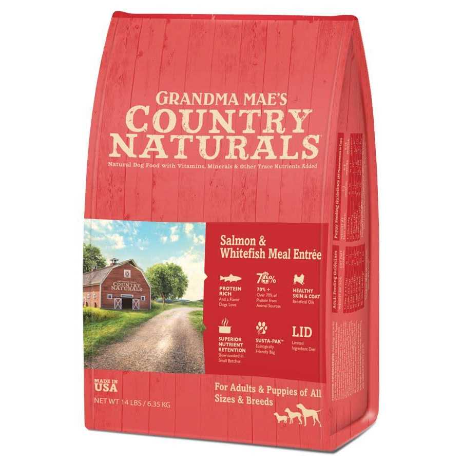 Grandma Mae's Country Naturals Salmon & Whitefish Meal Dry Dog Food - Pet Supplies online store