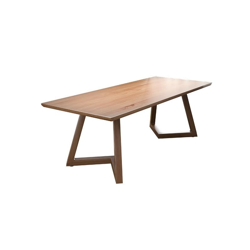 Deask Solid Wood Living Room Large Desk Office Desk Home Study Double Study Table Company Office Long Table Workbench Desk Ergo Desk(160 * 70 * 75cm)