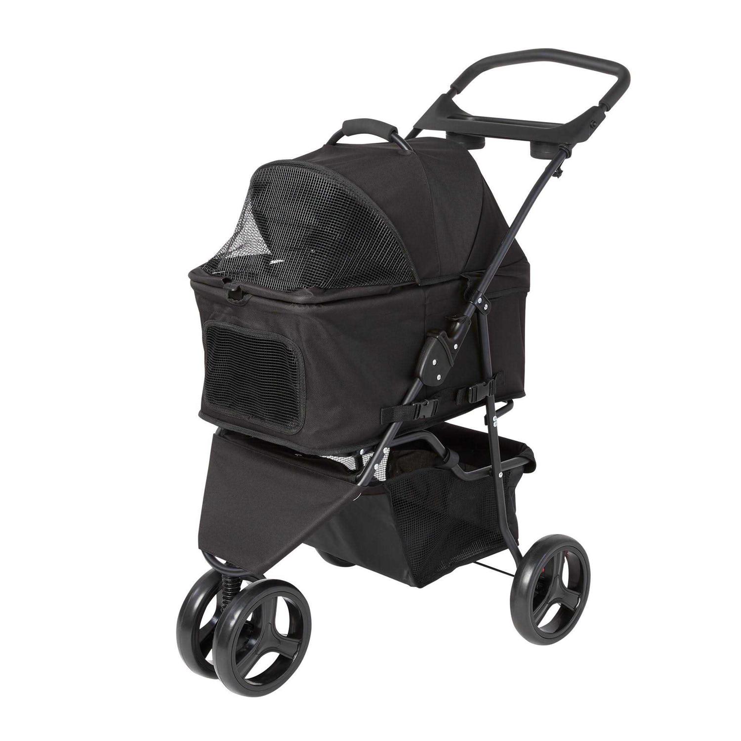 Top Paw Three Wheel Three in One Dog Stroller - Pet Supplies online store