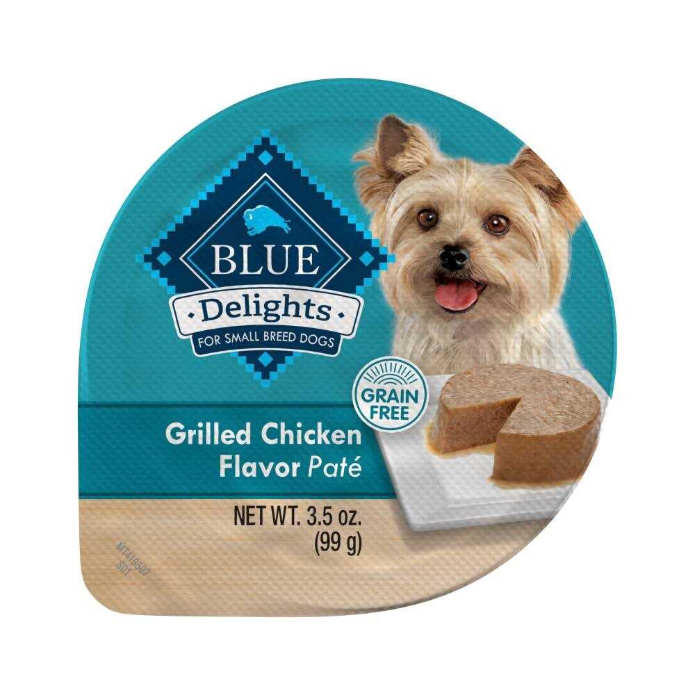 Blue Buffalo Delights Grilled Chicken Flavor Pate Small Breed Dog Food - Pet Supplies online store