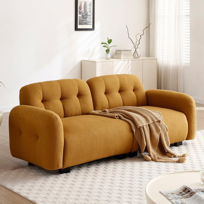 Boucle Cloud Sofa Couch for Living Room, 81.4