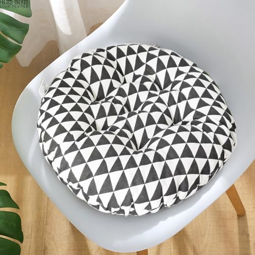 Chair Office Cushions Classroom Stool Student Butt Cushions Chair Cushions Floor Butt Cushions Round Cotton and Linen Cushions Round Chair Cushions