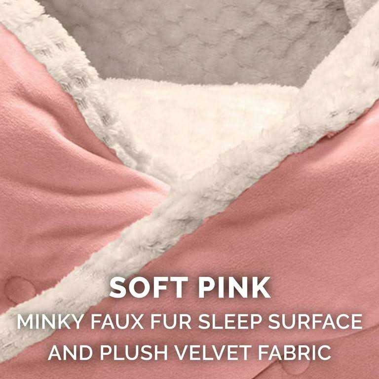 FurHaven Minky Faux Fur Velvet Calming Hug Bed - Pet Supplies online store