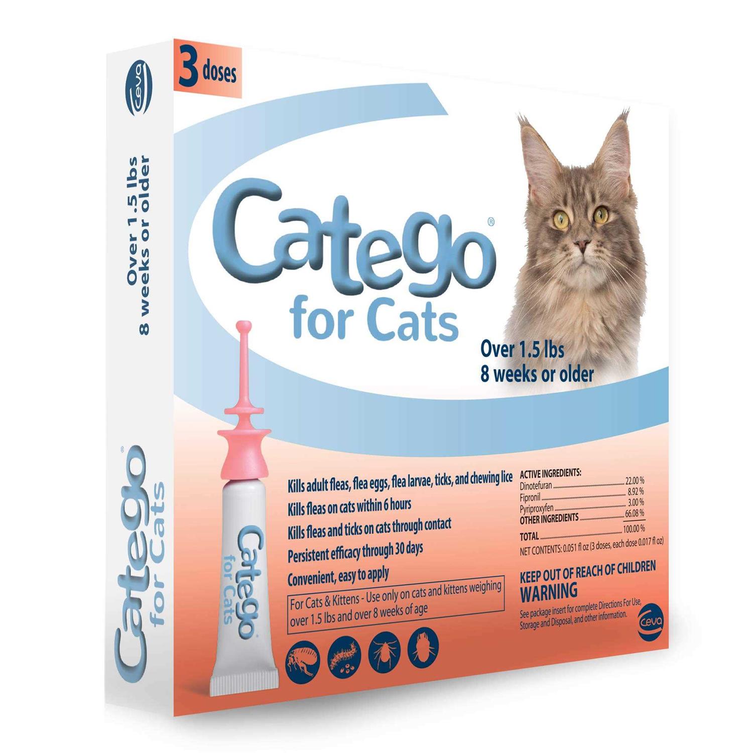 Catego Flea & Tick Treatment for Cats - Pet Supplies online store