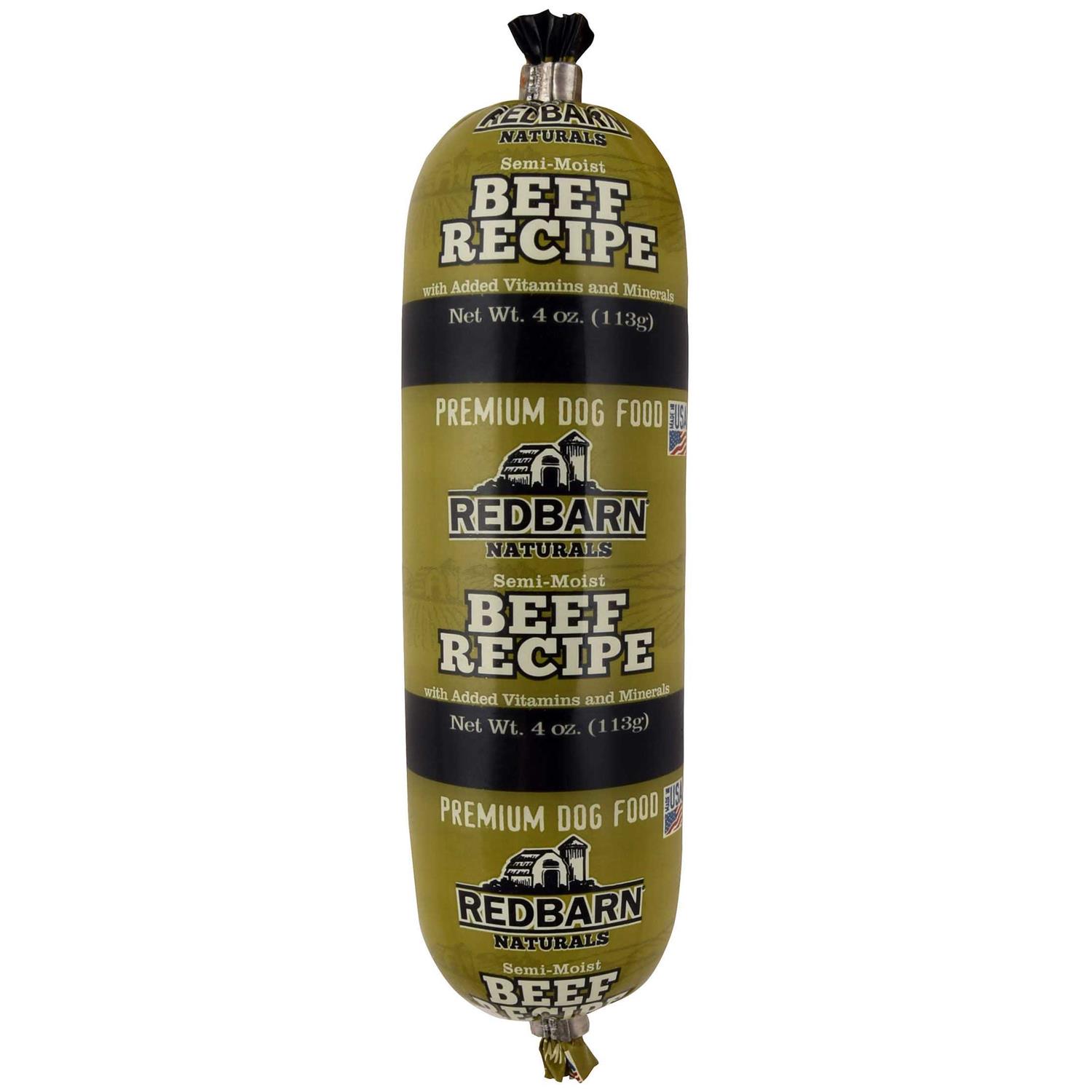 Redbarn Dog Food Roll Beef - Pet Supplies online store