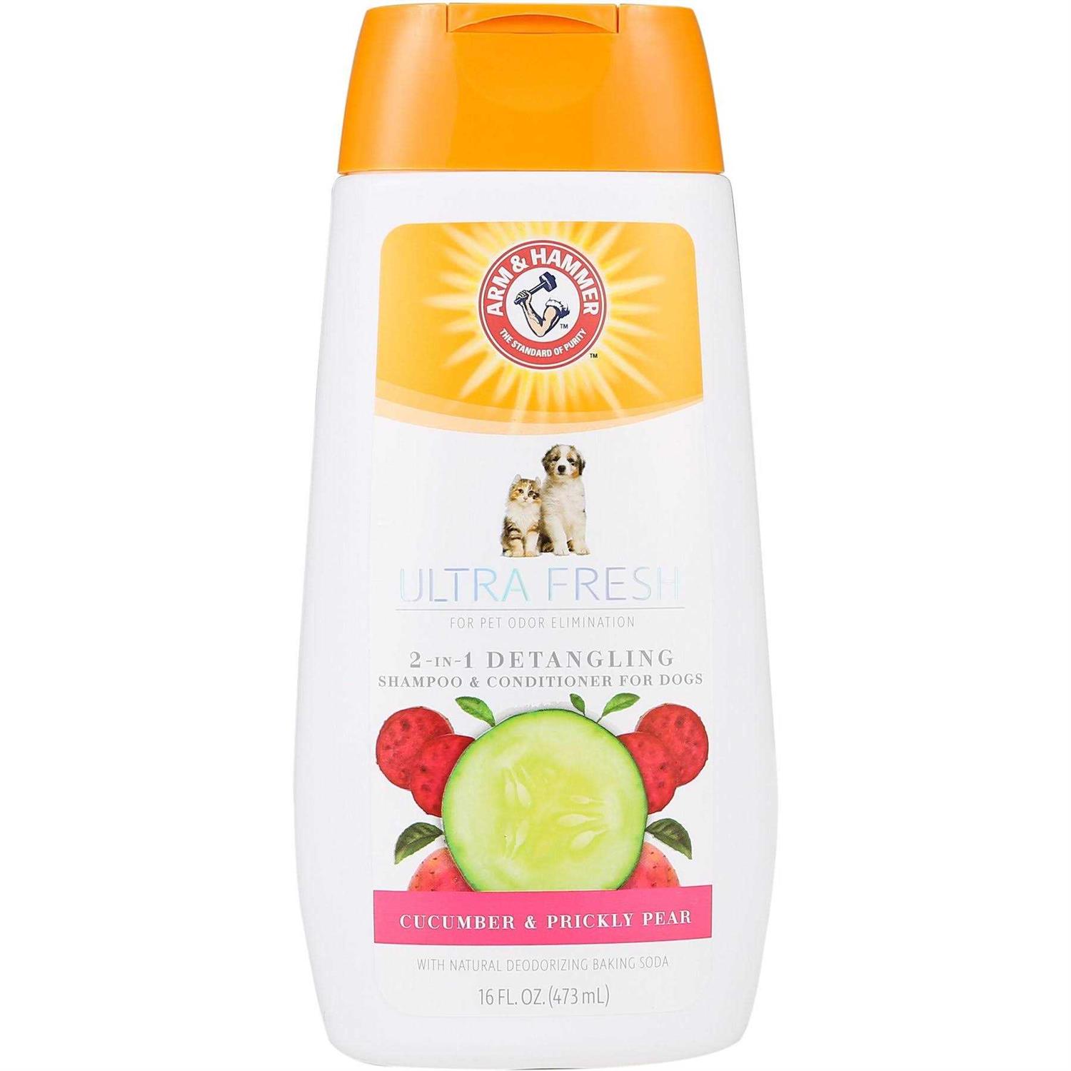 Arm & Hammer Ultra Fresh 2-in-1 Detangling Dog Shampoo + Conditioner - Pet Supplies online store