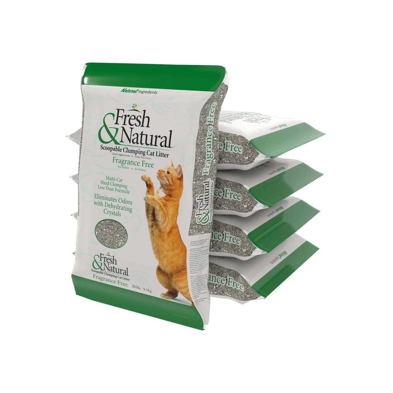 Fresh & Natural Fragrance Scoopable Clay Cat Litter - Pet Supplies online store