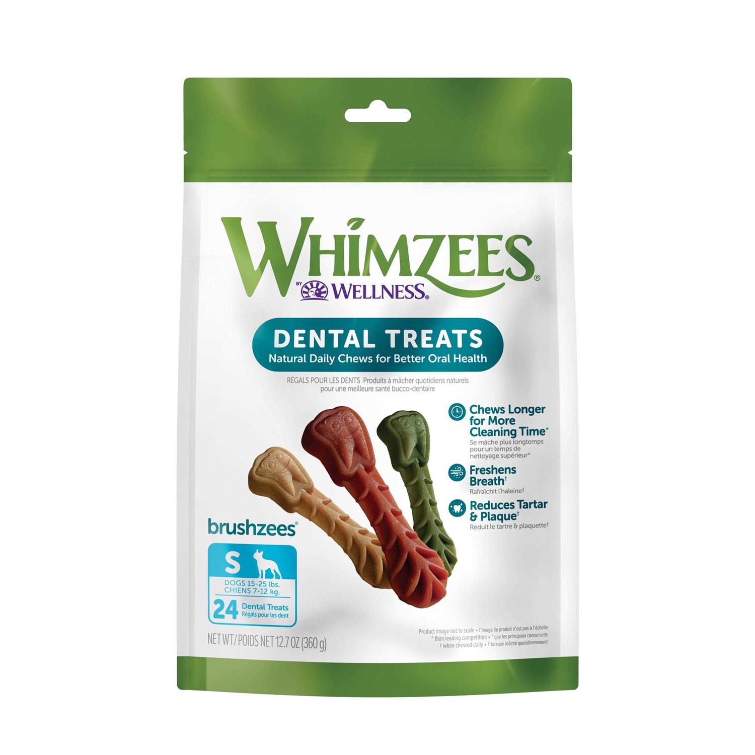 Whimzees Brushzees Dental Treats - Pet Supplies online store