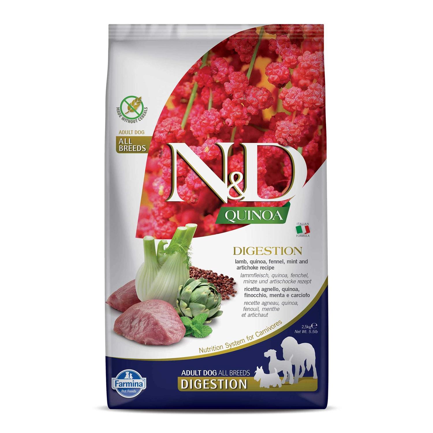 Farmina N&D Quinoa Digestion Lamb - Pet Supplies online store