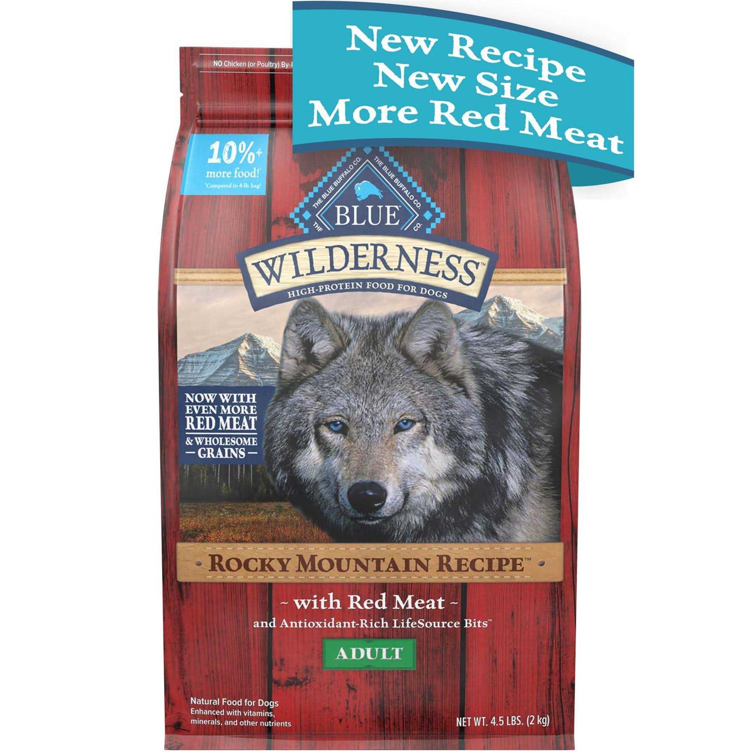 Blue Buffalo Wilderness Rocky Mountain Recipe Dog Food - Pet Supplies online store