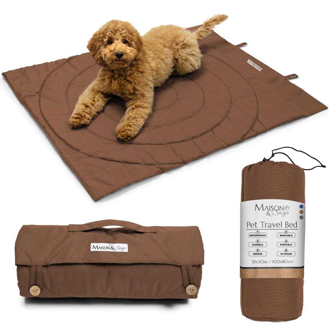 Portable Dog Mat Waterproof & Foldable Pet Bed Ideal for Indoor - Pet Supplies online store