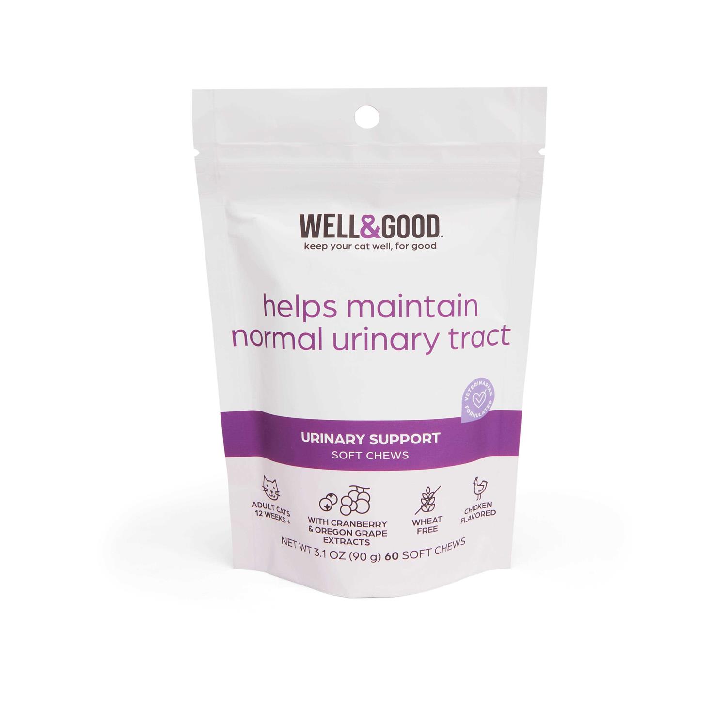 Well & Good Cat Urinary Support Soft Chews - Pet Supplies online store