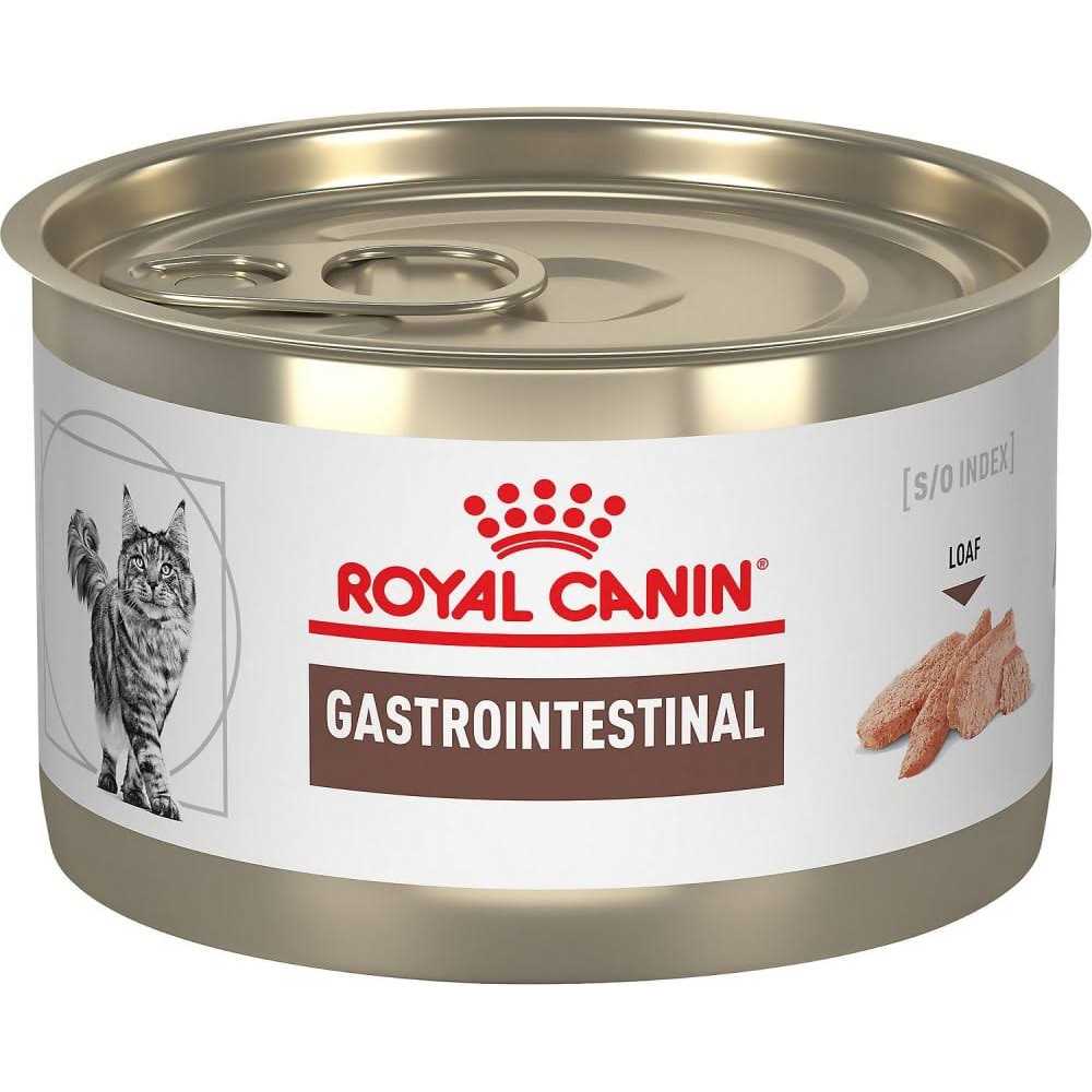 Royal Canin Veterinary Diet Gastrointestinal Loaf Canned Wet Cat Food - Pet Supplies online store