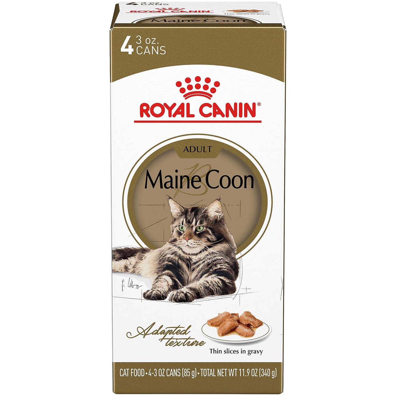 Royal Canin Maine Coon Thin Slices in Gravy Canned Cat Food - Pet Supplies online store